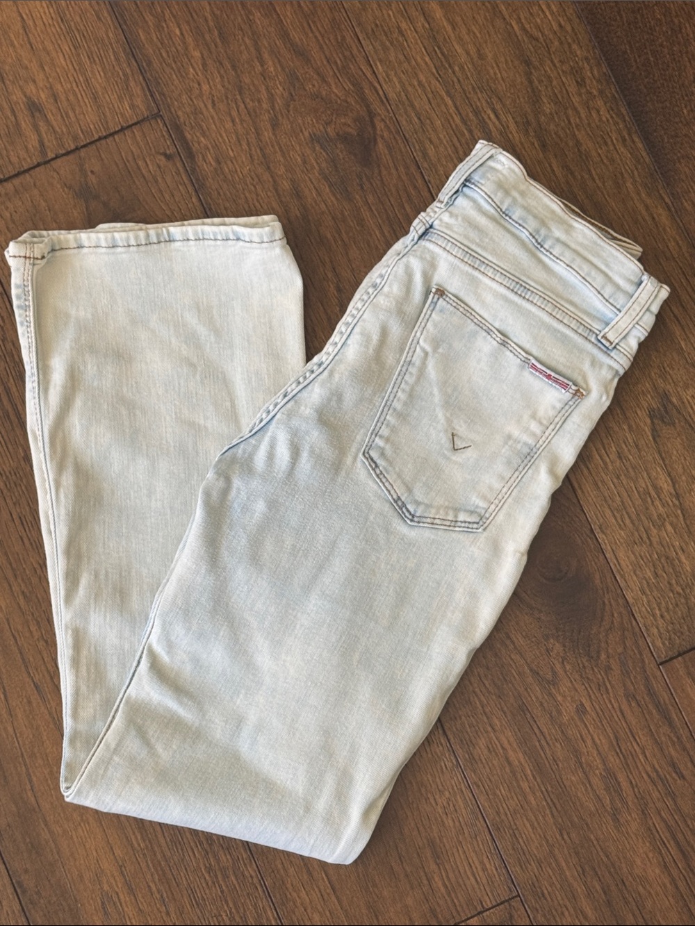 Hudson Light Blue High Rise Bootcut Crop Women’s Jeans